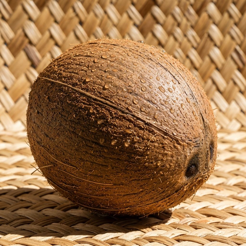 Fresh whole coconut